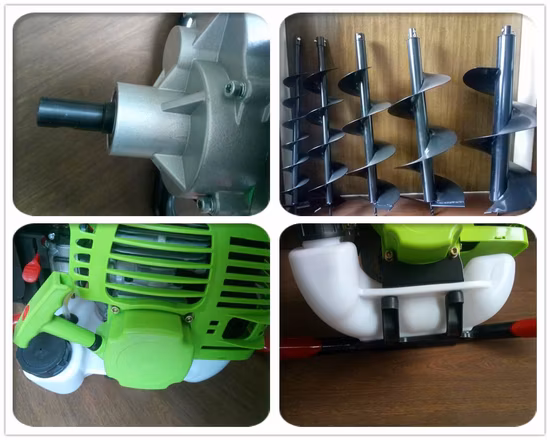 Tree Planting Machine Two Stroke High Power Planting Digging Hole Piling Machine 52cc Petrol Earth Auger